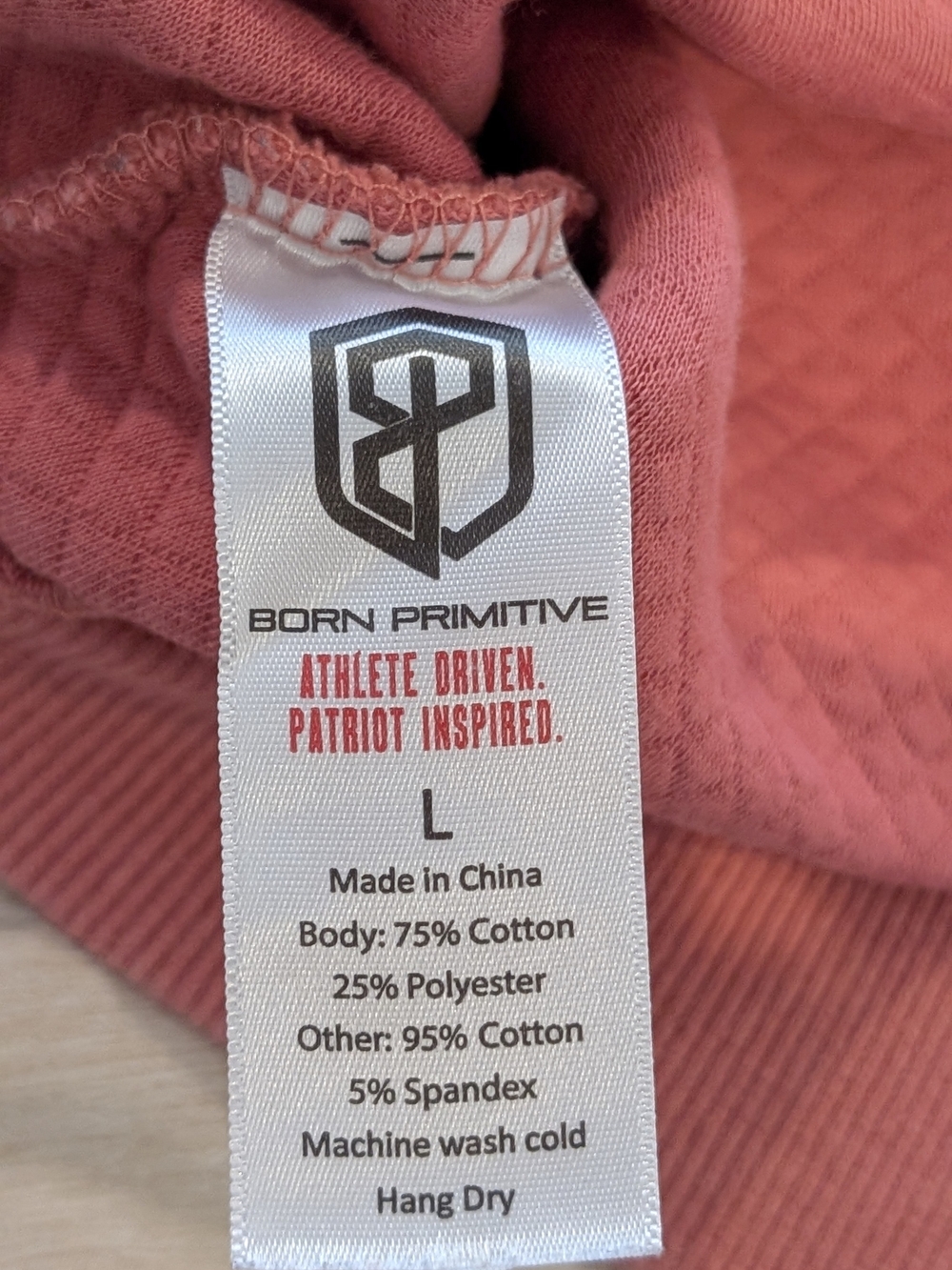 Women's Athletic Sweatshirt in Coral